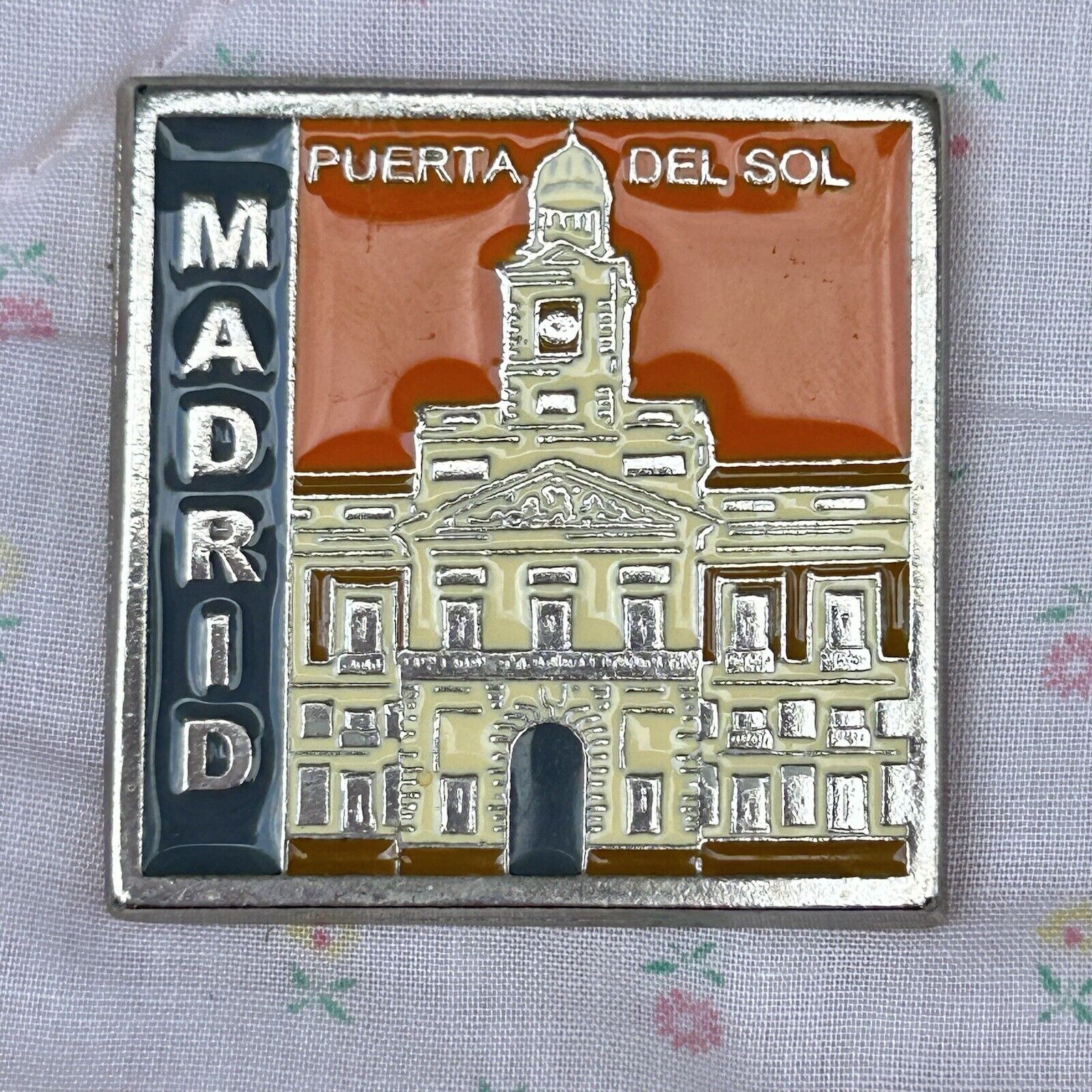 Vintage Madrid Spain Magnet 2\
