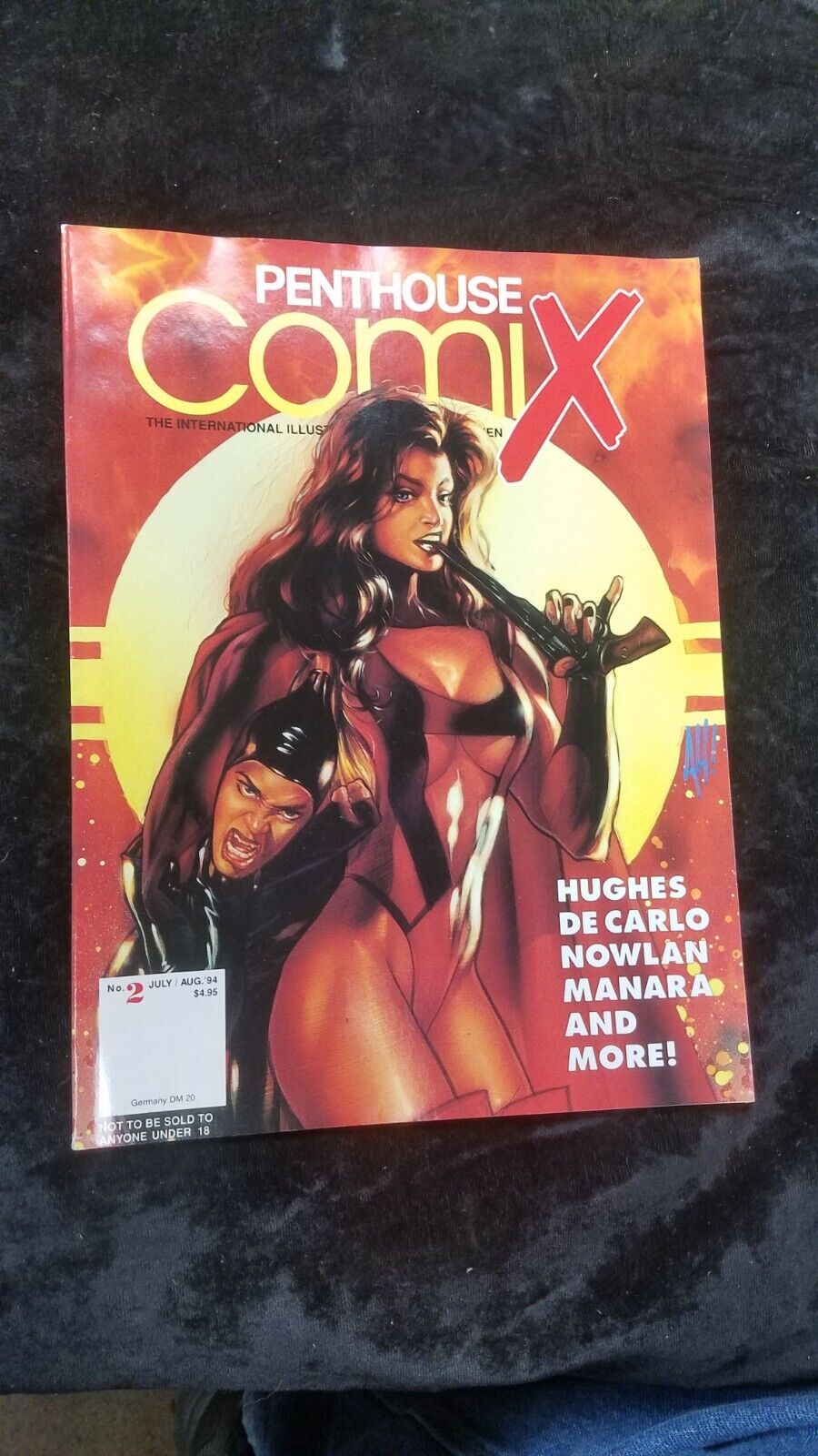PENTHOUSE COMIX #2 Adam Hughes Cover August 1994 Comic Book Magazine