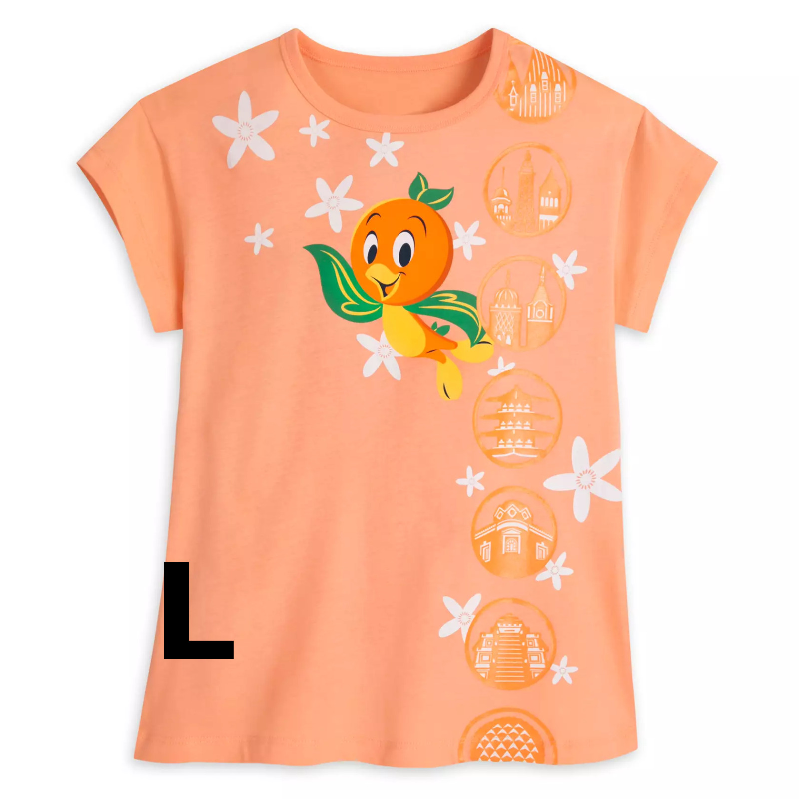Disney Orange Bird T-Shirt 2024 Epcot Flower & Garden Festival Women's LARGE