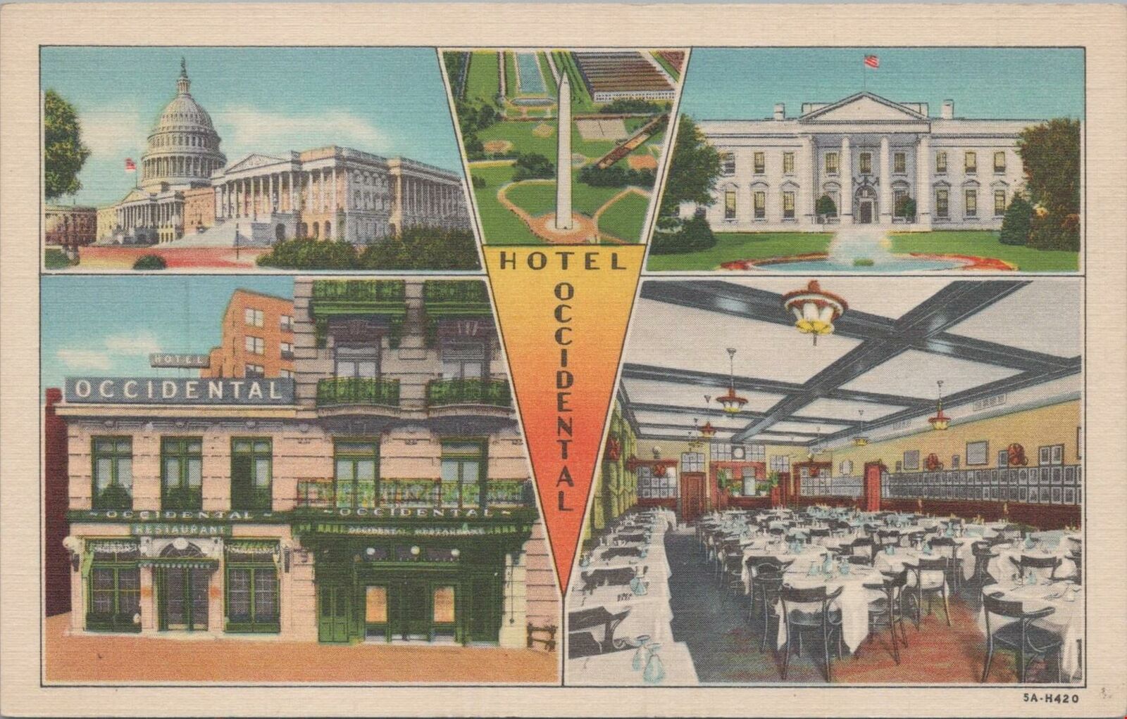 Postcard Hotel Occidental Washington DC 