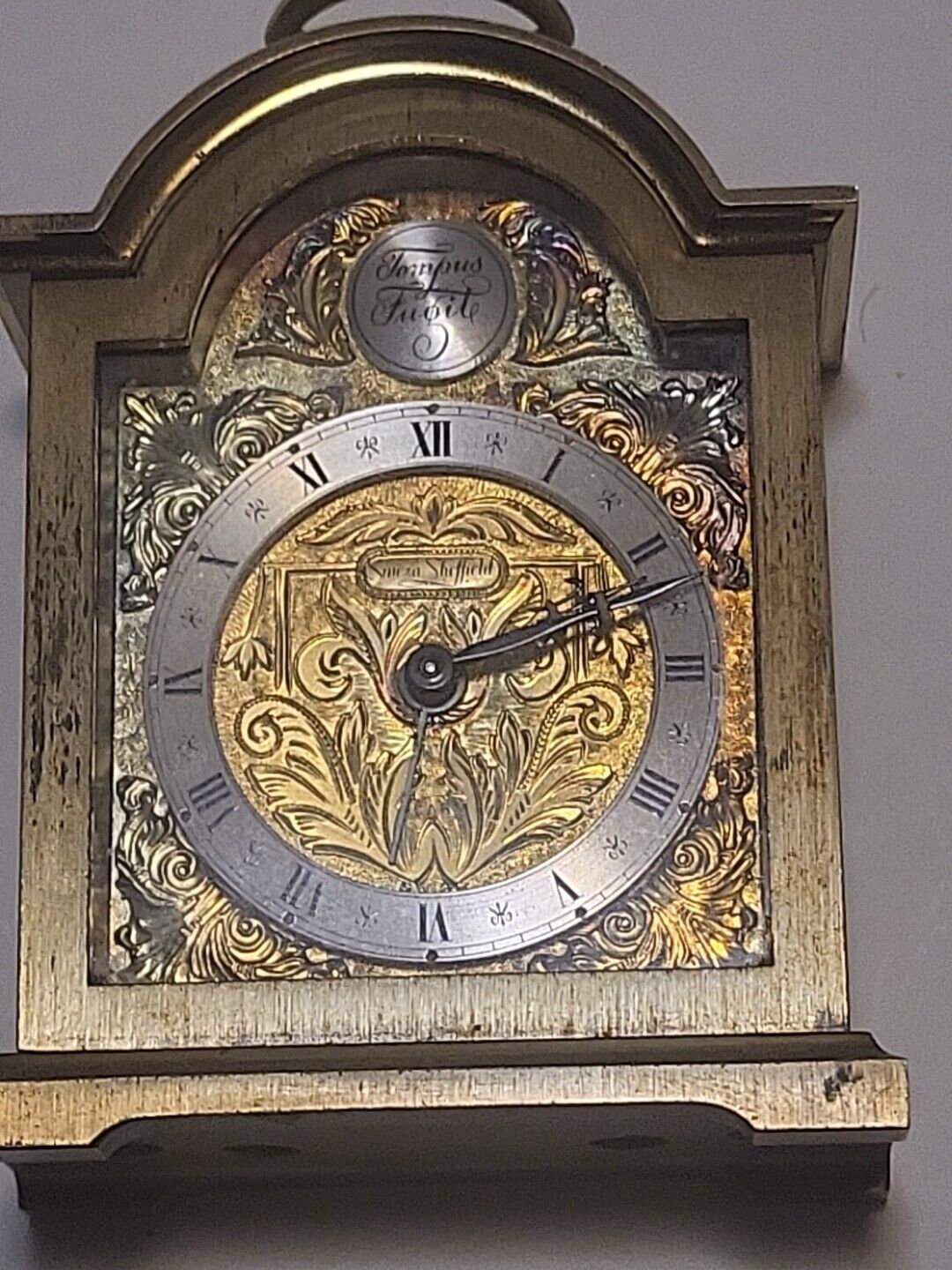 Tempus Fuoil Suiza Sheffield Vintage Alarm Clock