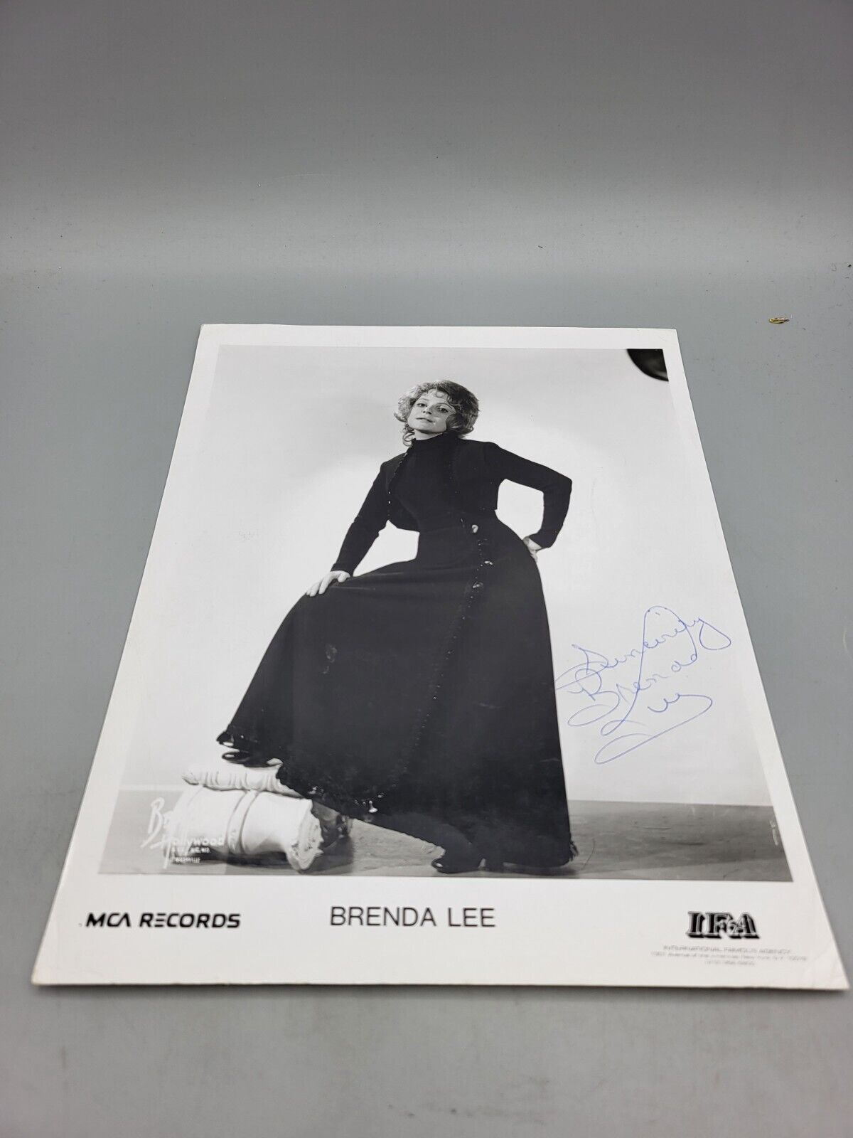 Brenda Lee Hand Autographed 8.5