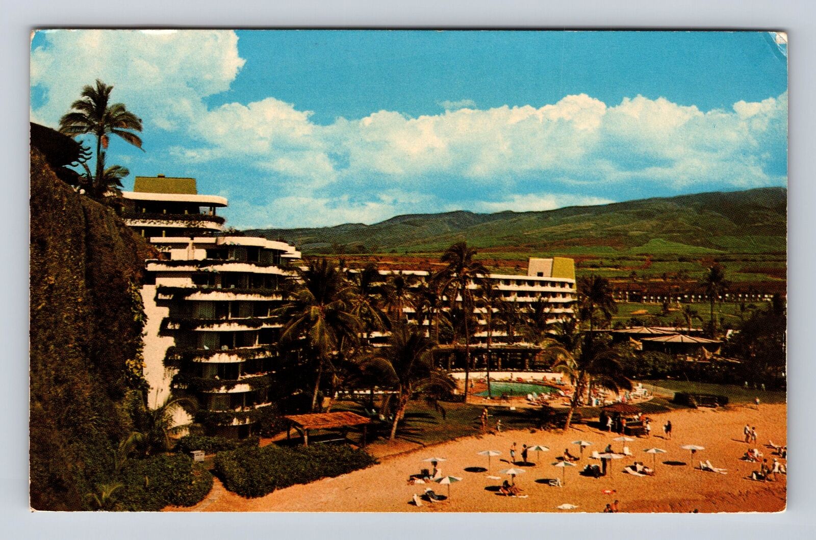 Hawaii HI-Hawaii, Sheraton Maui Hotel, Advertising, Antique Vintage Postcard