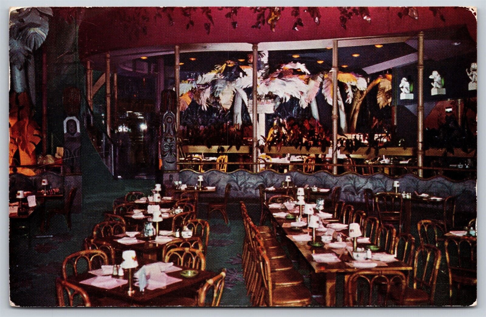 Postcard Shangri-La Restaurant, Chicago IL 1955 V136