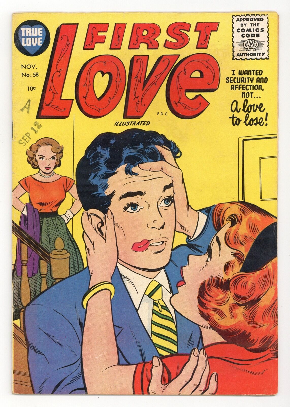 First Love Illustrated #58 VG+ 4.5 1955