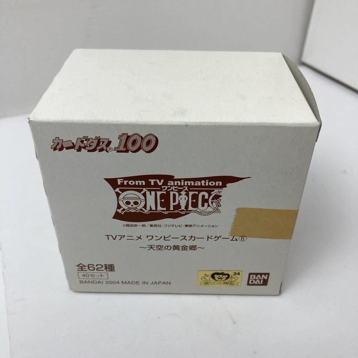 One Piece Carddass 6 Golden Land in the Sky Rare 40 set Vintage Card Box Japan