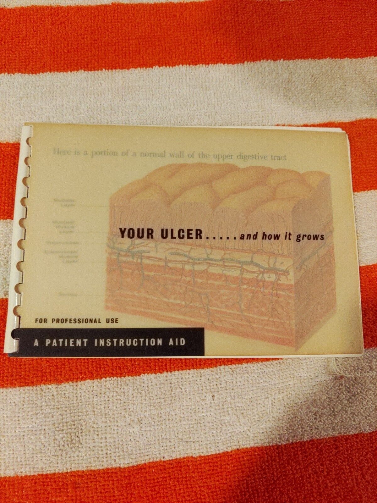 Vintage Medical Booklet YOUR ULCER... And How It Grows 1968