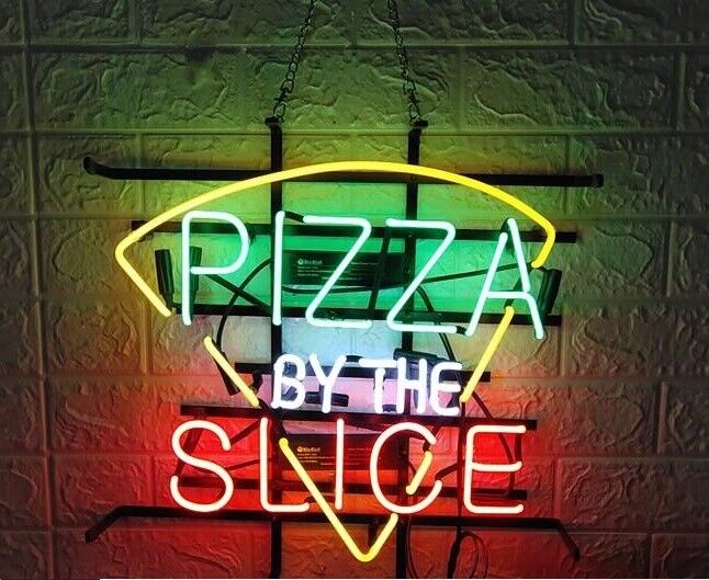 New Pizza By The Slice Store Neon Sign Light 20\