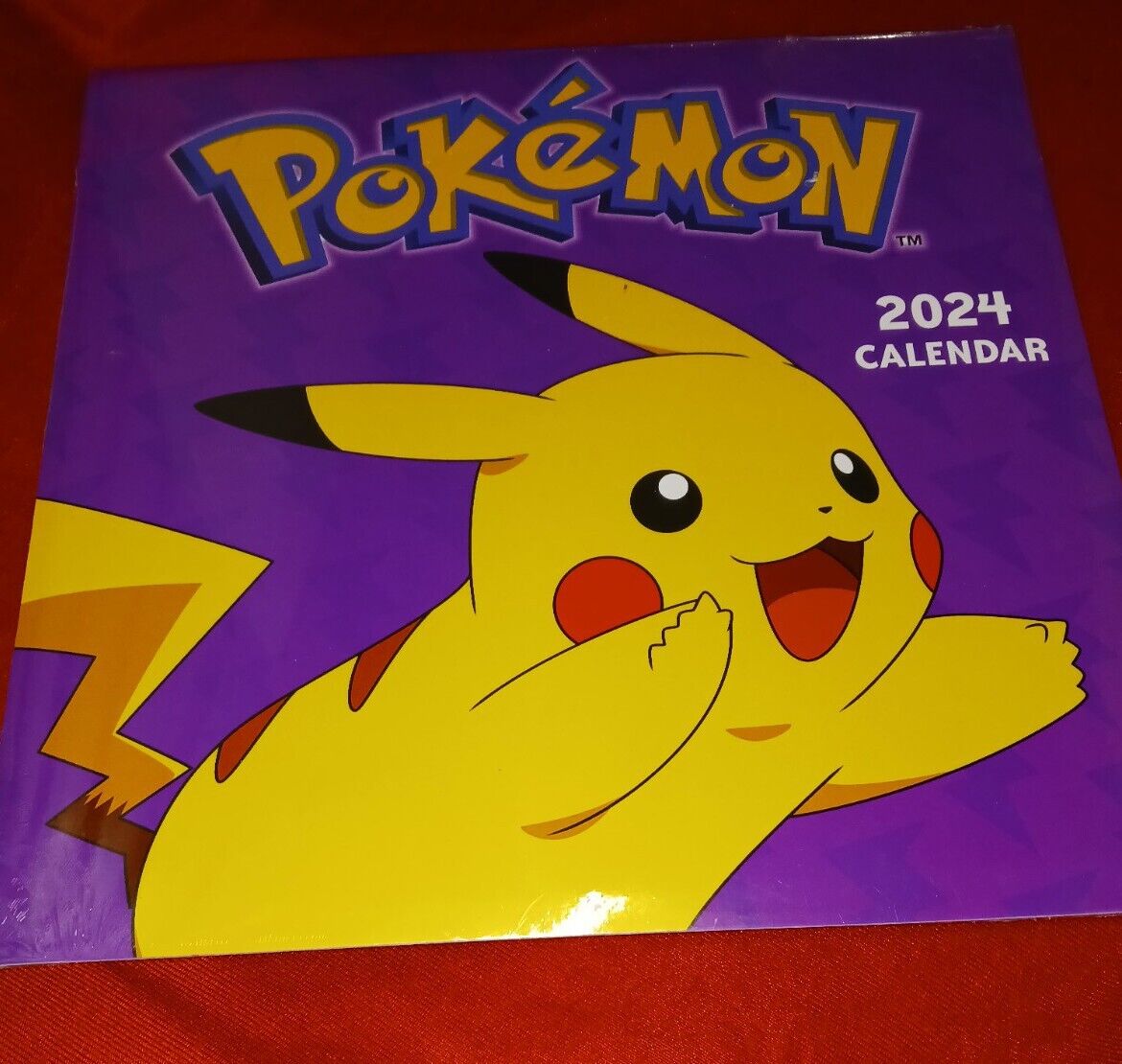 Pokémon 2024 12x24 Large Wall Calendar. Collectors Item. New Sealed.