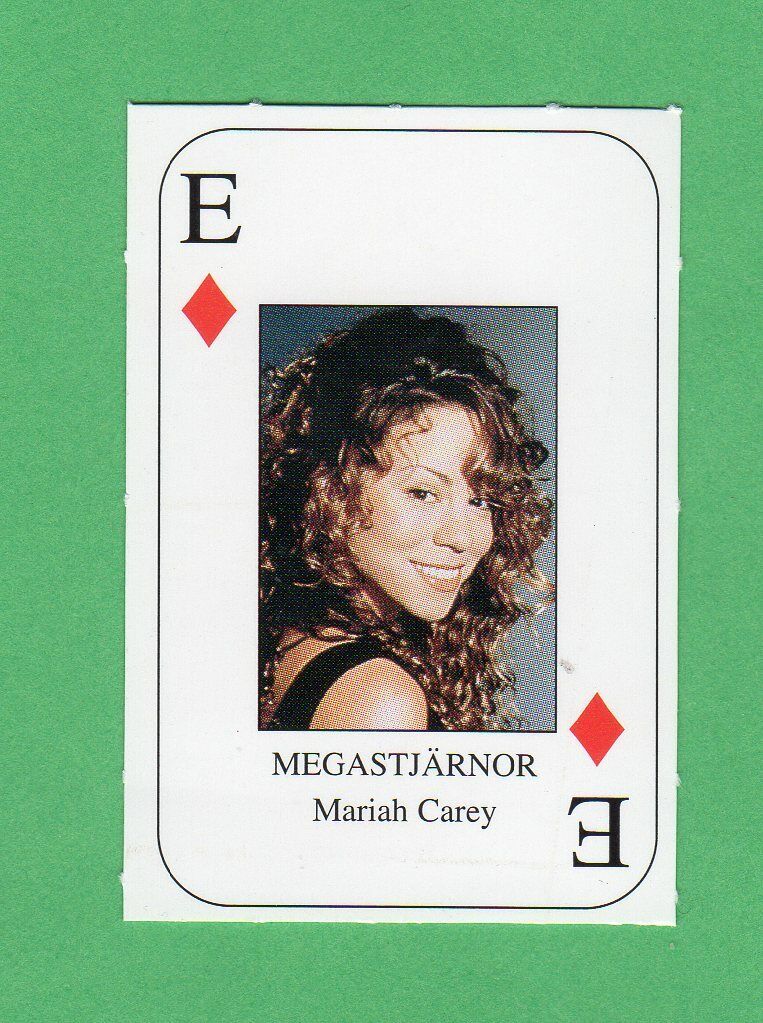 Swedish 1994 Mariah Carey True RC  Okej Music Card Rare Recently Discovered RC
