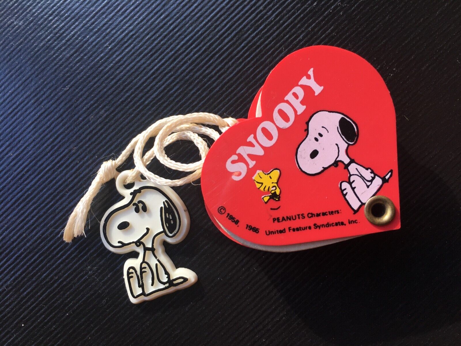 Vint Cir 1968 Snoopy Heart Mini Address Book Butterfly Orig United Feature Synd