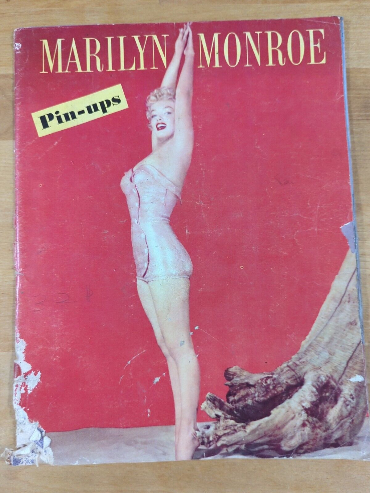 Rare 1953 MARILYN MONROE Pin-Up Magazine Vintage Antique Hollywood Old Book Nude
