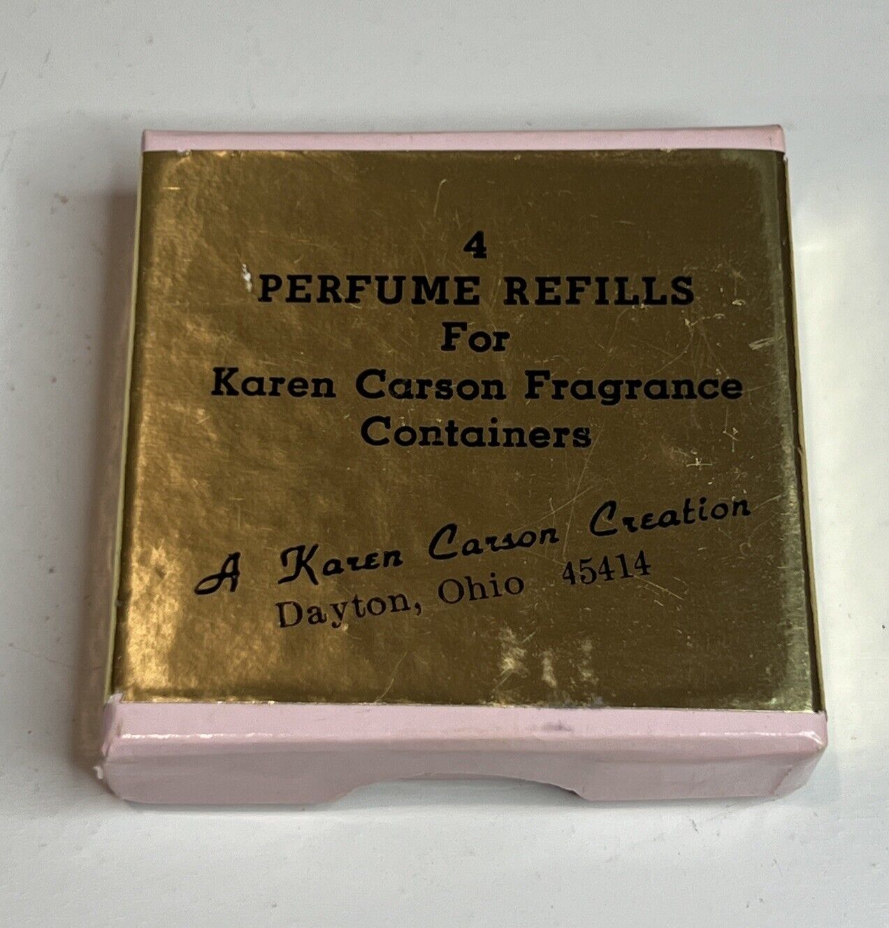 Vintage Karen Carson Perfume Refill 2 Discs Karen Carson Creations Original Case