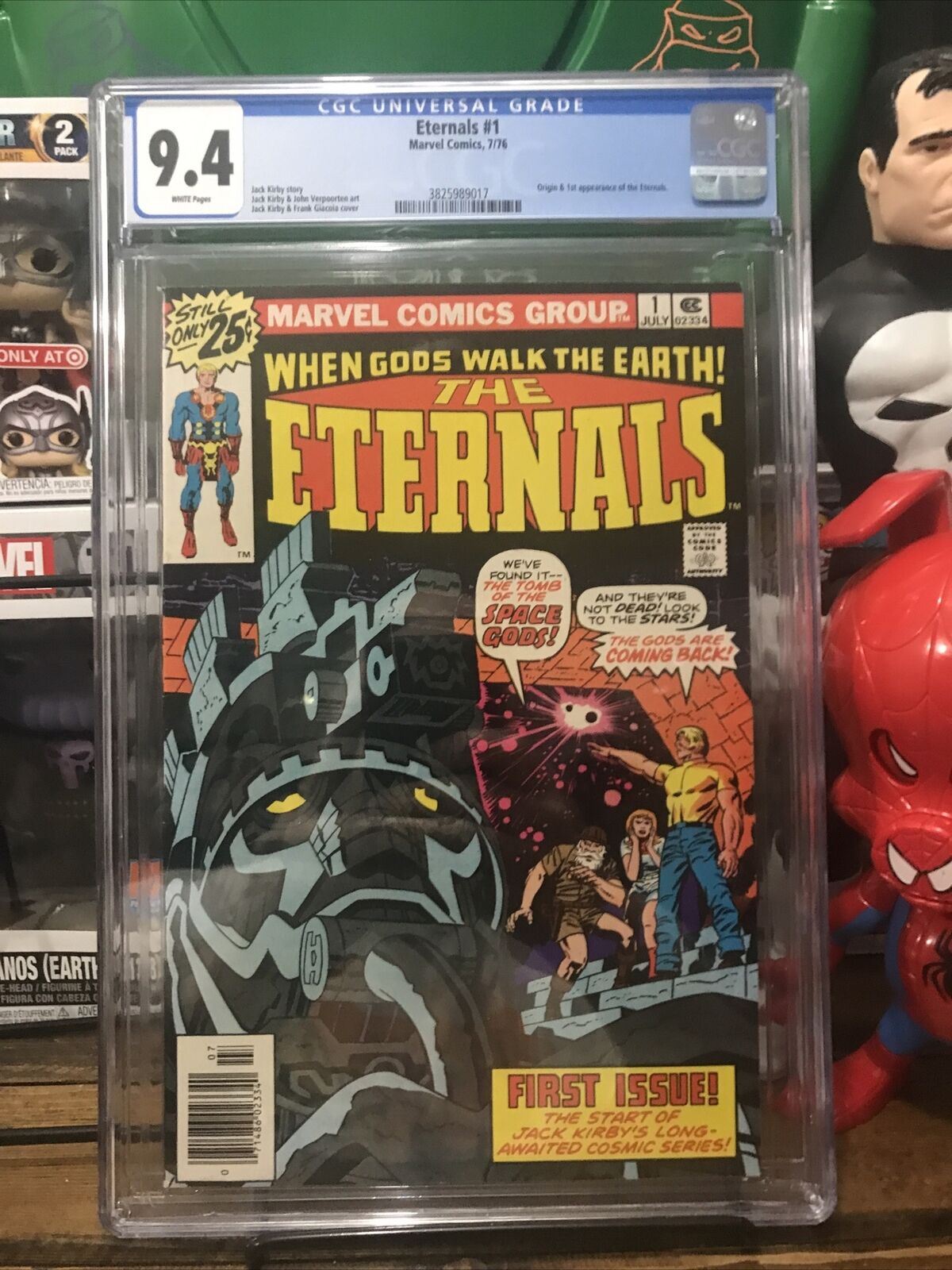 Eternals #1 CGC 9.4 WP 1st app Eternals, Ikaris, Makkari, Kro NM Marvel 1976