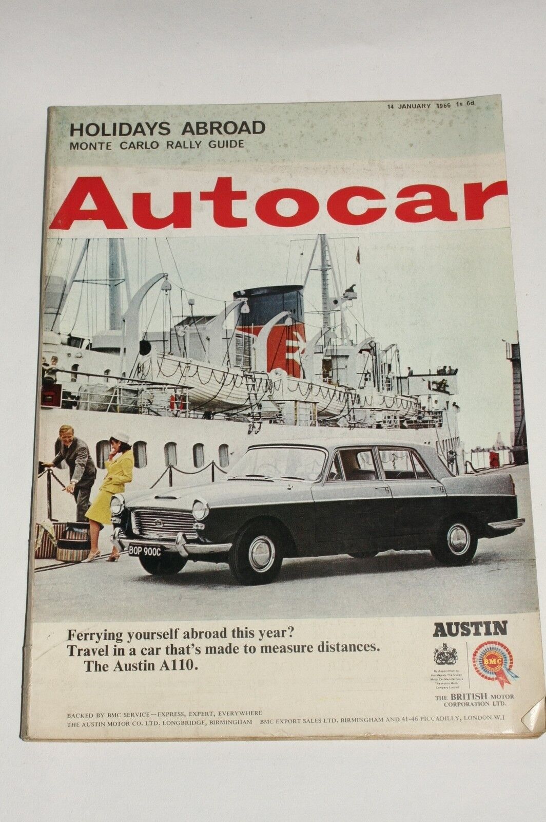 Vintage Autocar Magazine January 1966, Downton Austin 1800/Oldsmobile Toronado