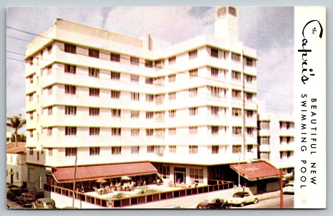Florida Postcard - The Capri Hotel  Miami Beach