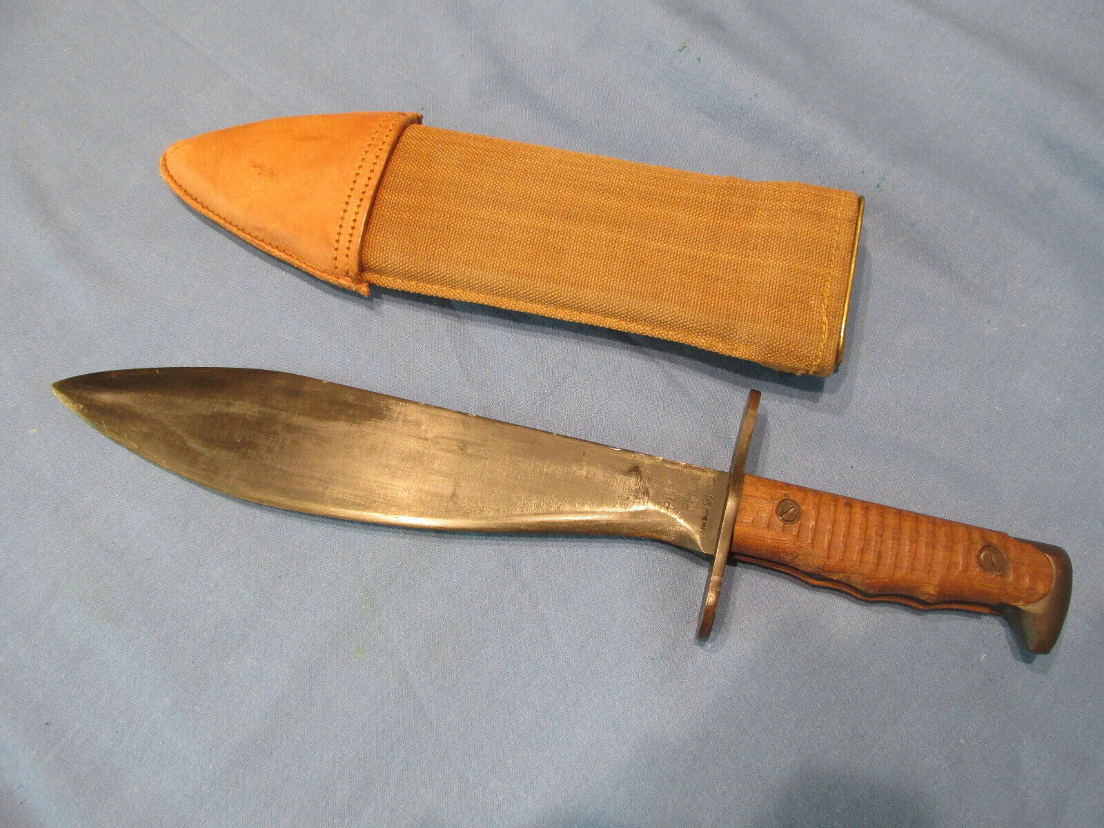 Pre WW1 U.S Model 1910 Bolo Knife with Correct Mint Early Original Scabbard
