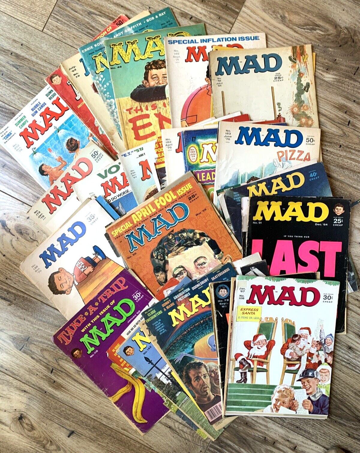 MAD Magazine Lot | 50s 60s 70s | Readers | Use for Crafts | Very Used