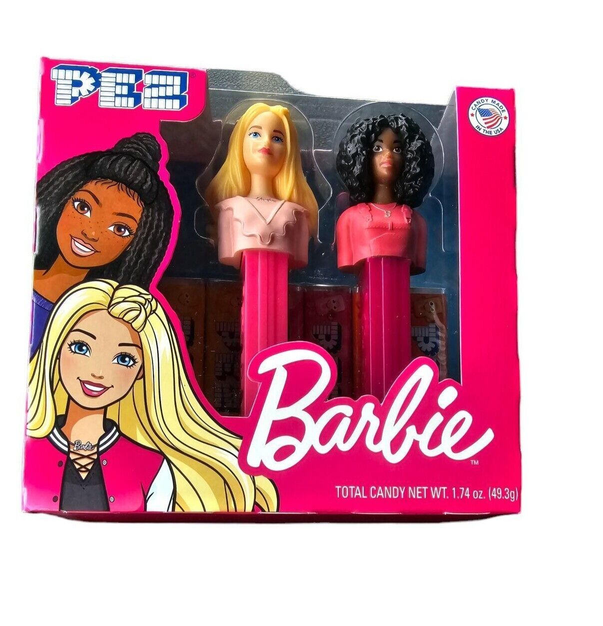 Barbie Pez Gift Set~ Barbie With Blond Hair & Blackhair ~ Released 2024