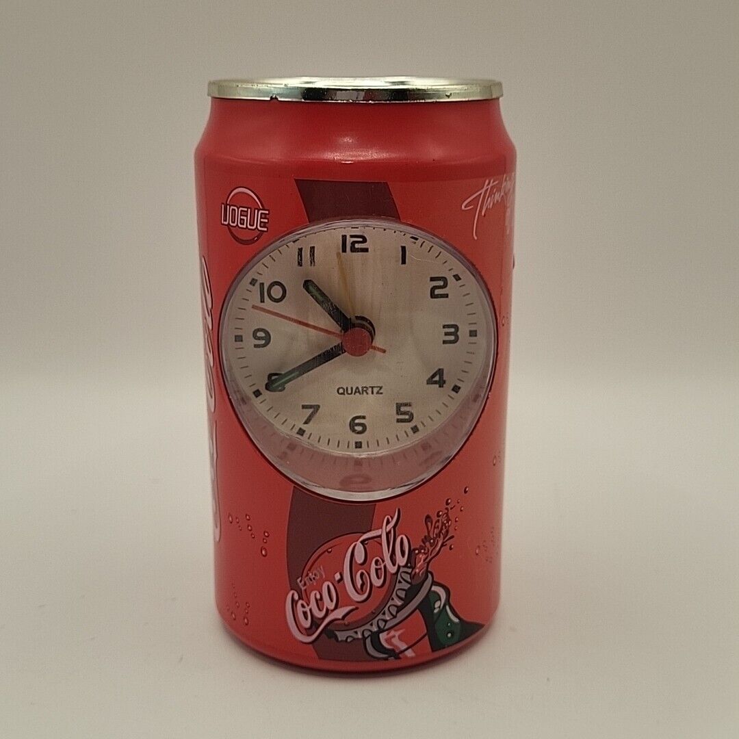 VTG Coca-Cola Can Quartz Art Clock #5301 [Clock & Alarm Work]