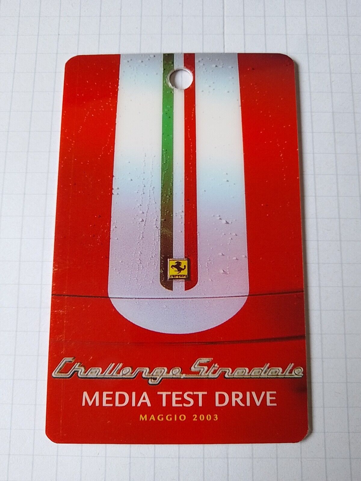 Ferrari CHALLENGE  STRADALE-2003s GENUINE  Ferrari  PASS TEST DRIVE  