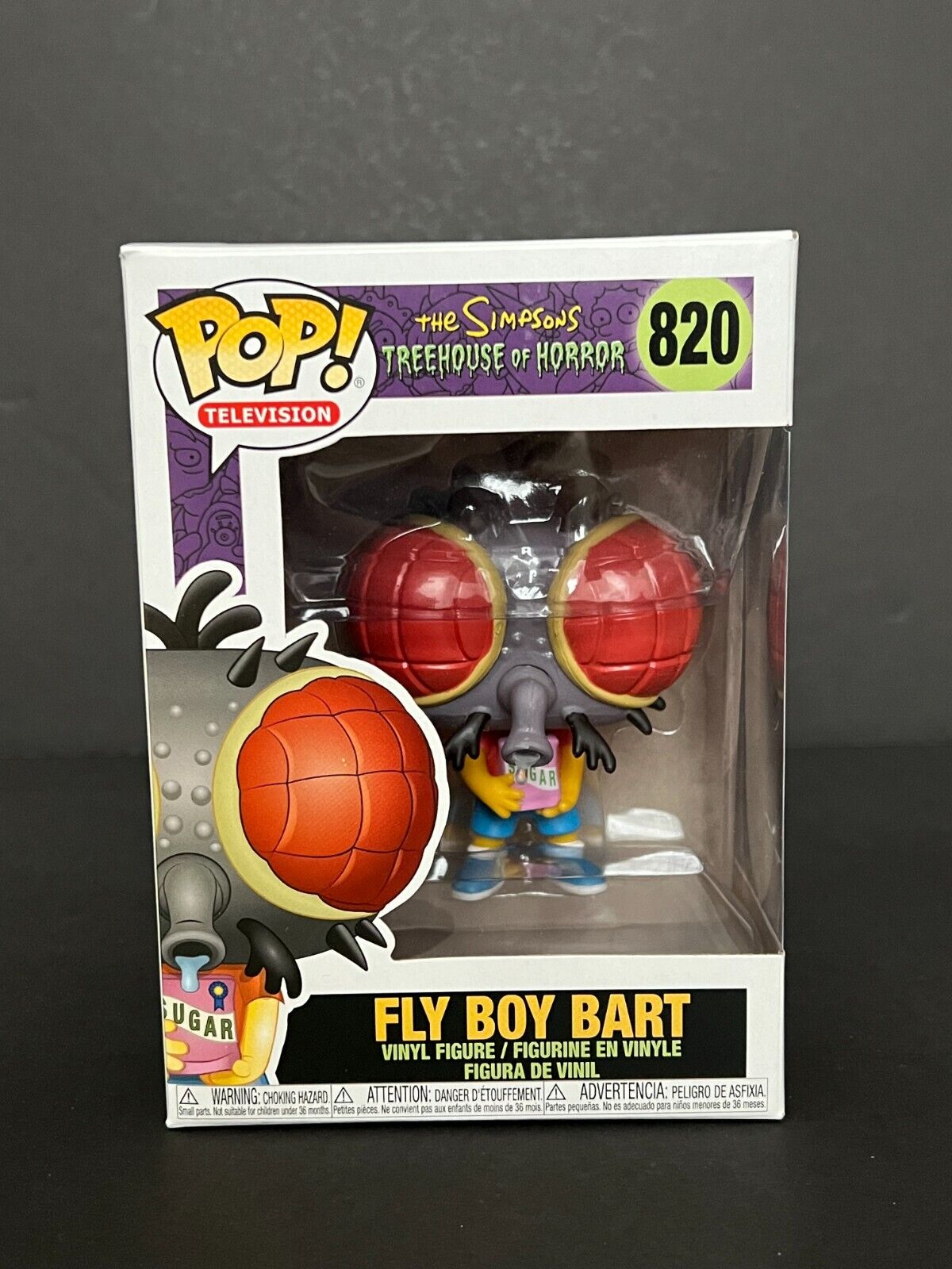 Funko POP TV  The Simpsons Treehouse of Horror Fly Boy Bart #820 Vaulted