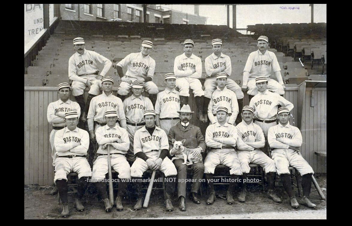 1900 Boston Beaneaters Team PHOTO Baseball Team Braves Later