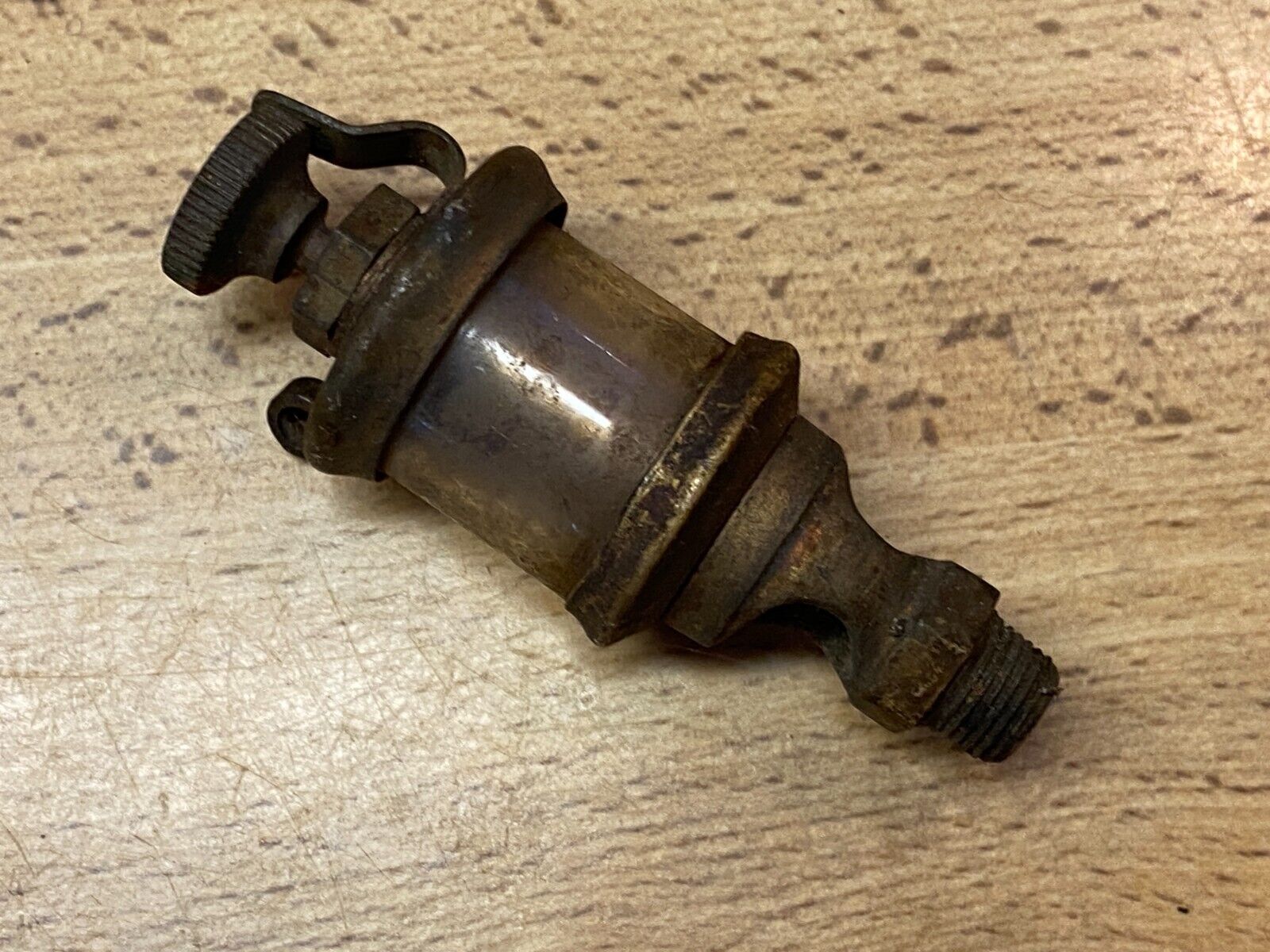 Vintage Lunkenheimer No 000 Royal Gas Engine Filter? Oiler Brass