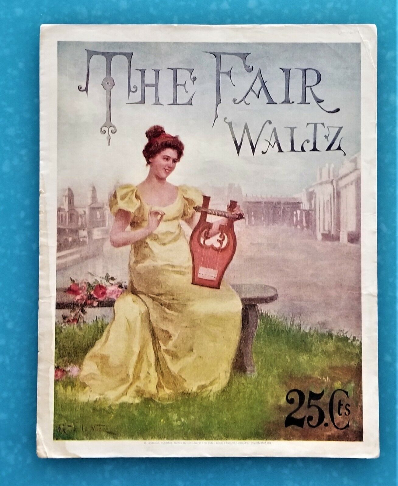 The Fair Waltz 1904 St Louis World\'s Fair ITALIAN SECTION Venturini Sheet Music