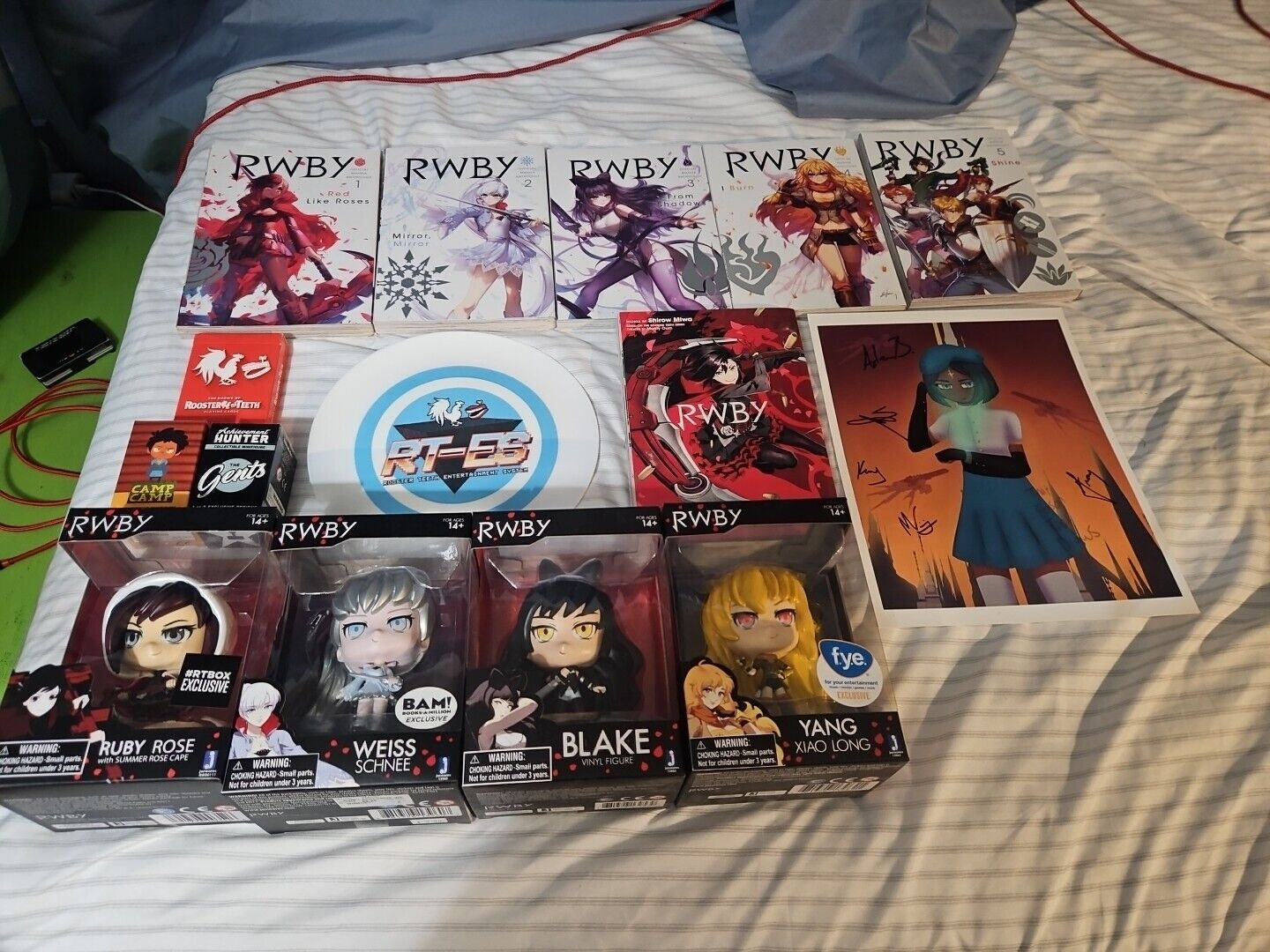 Limited RWBY/Roosterteeth Bundle: With Signed Merch (Read Description)