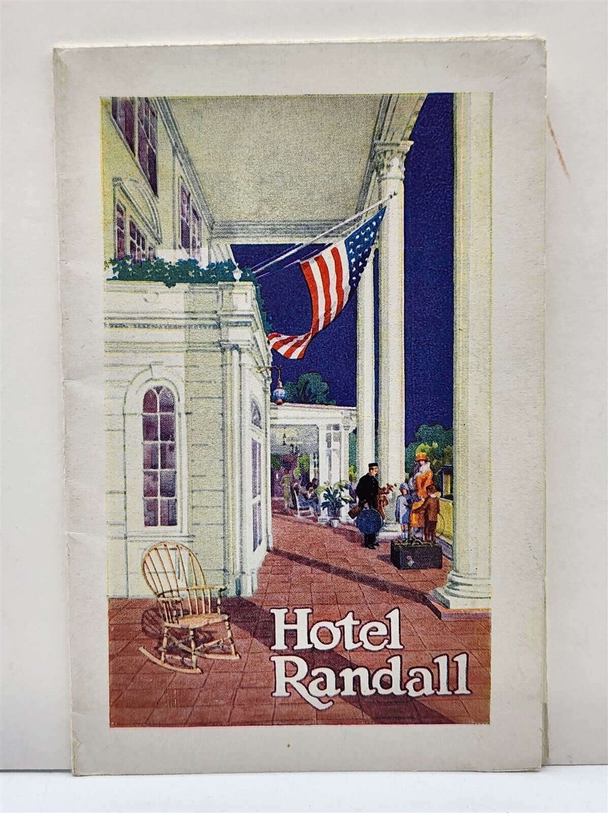 1930\'s Hotel Randall North Conway White Mountains NH Travel Brochure Golf A8