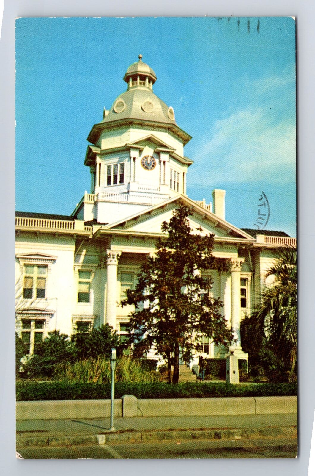 Moultrie GA-Georgia, Colquitt County Court House, Antique Vintage c1956 Postcard