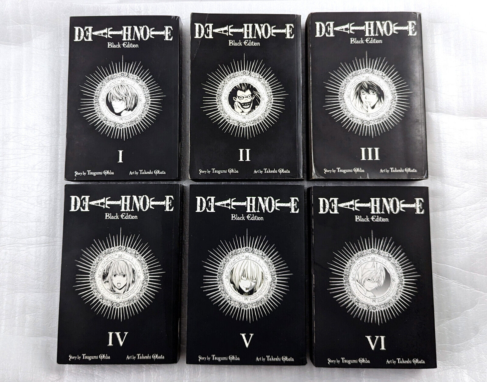 DEATH NOTE Black Edition Volumes 1-6 (Complete) - English Manga (Tsugumi Ohba)