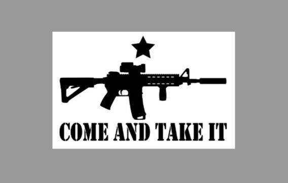 Come And Take It AR-15 Die Cut Glossy Fridge Magnet