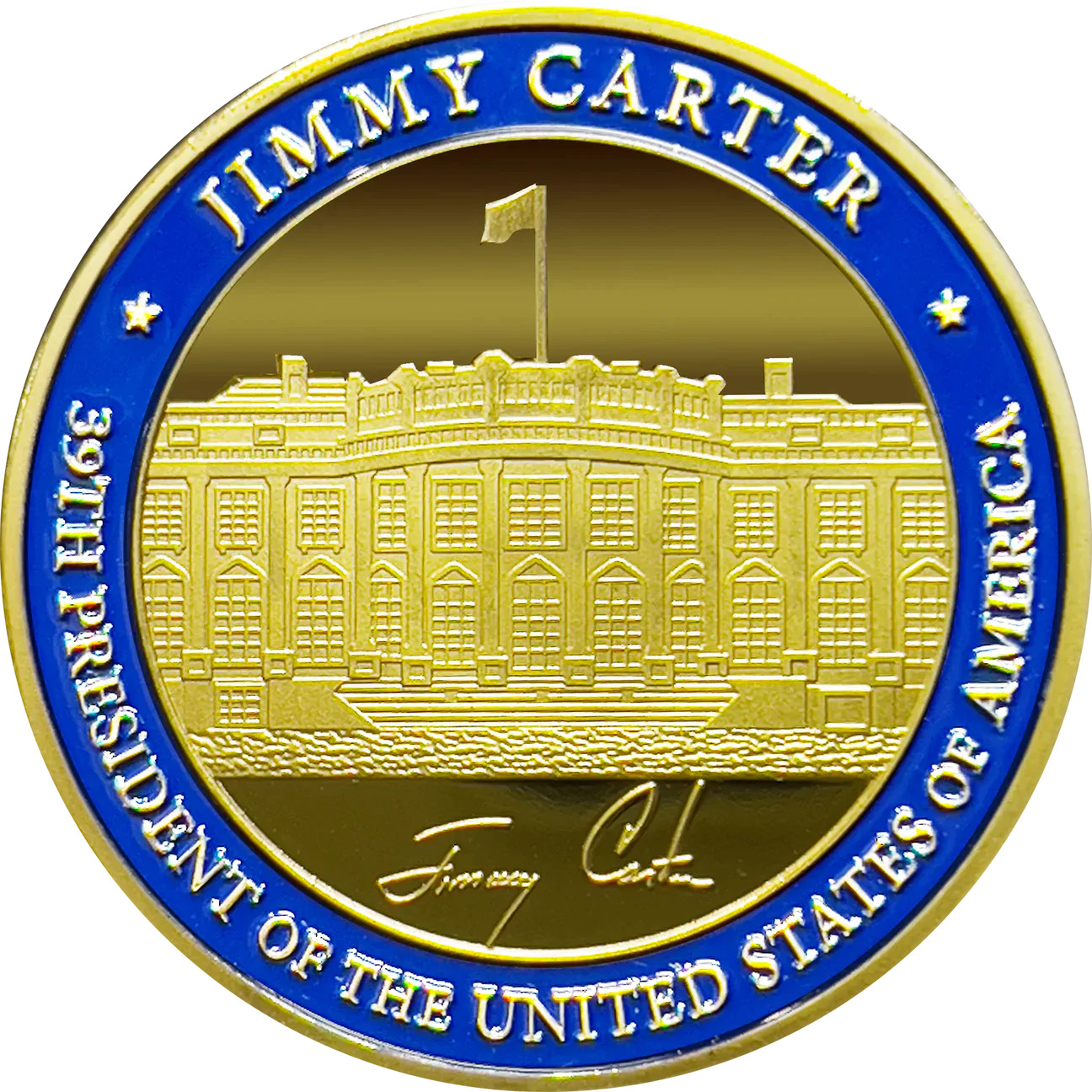 39th President Jimmy Carter Challenge Coin White House POTUS coin BB-002