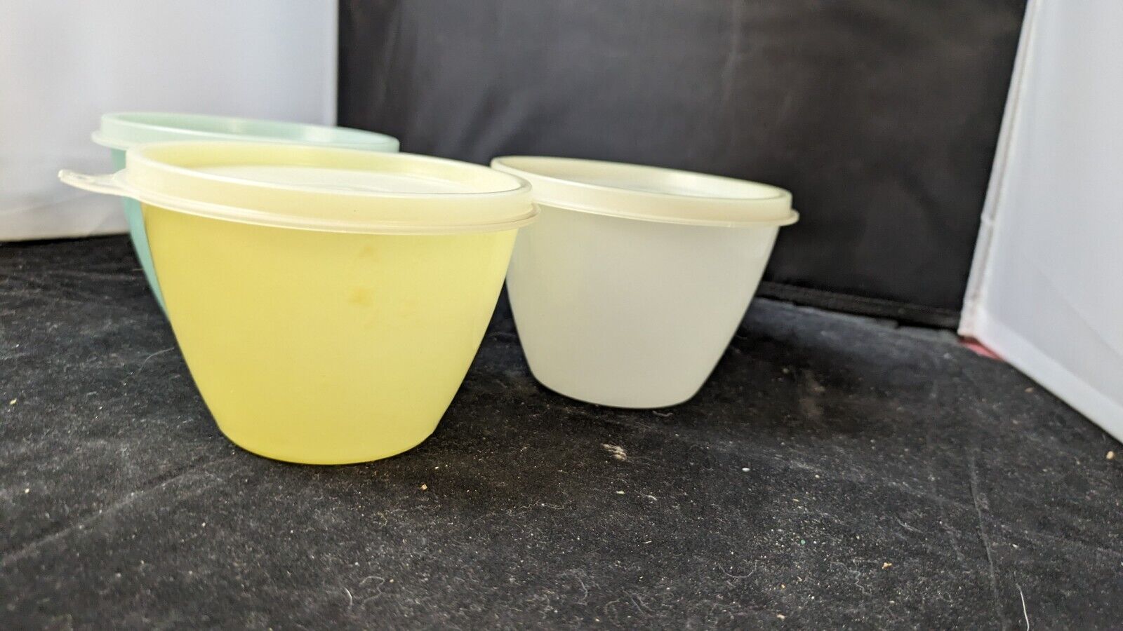 Vintage Tupperware Kitchen Fresh Food Plastic Small Bowl With Lid
