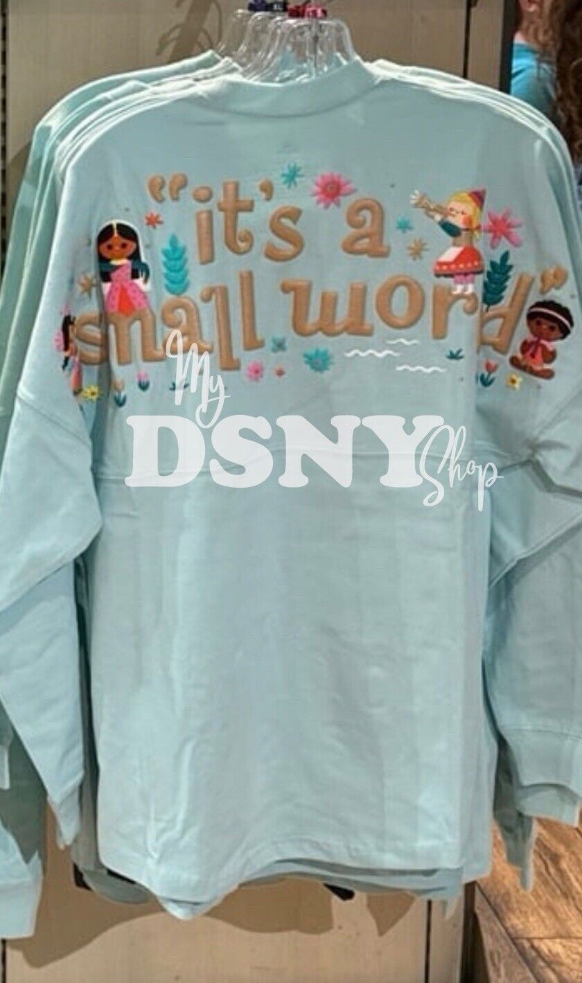2024 Walt Disney World It’s A Small World Spirit Jersey Adult SMALL New With Tag