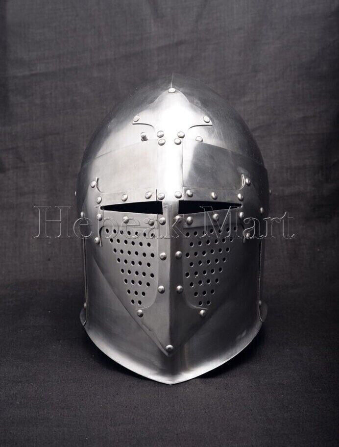 Medieval Sugar Loaf Helmet| King Leonidas Helmet | Medieval Warrior Helmet