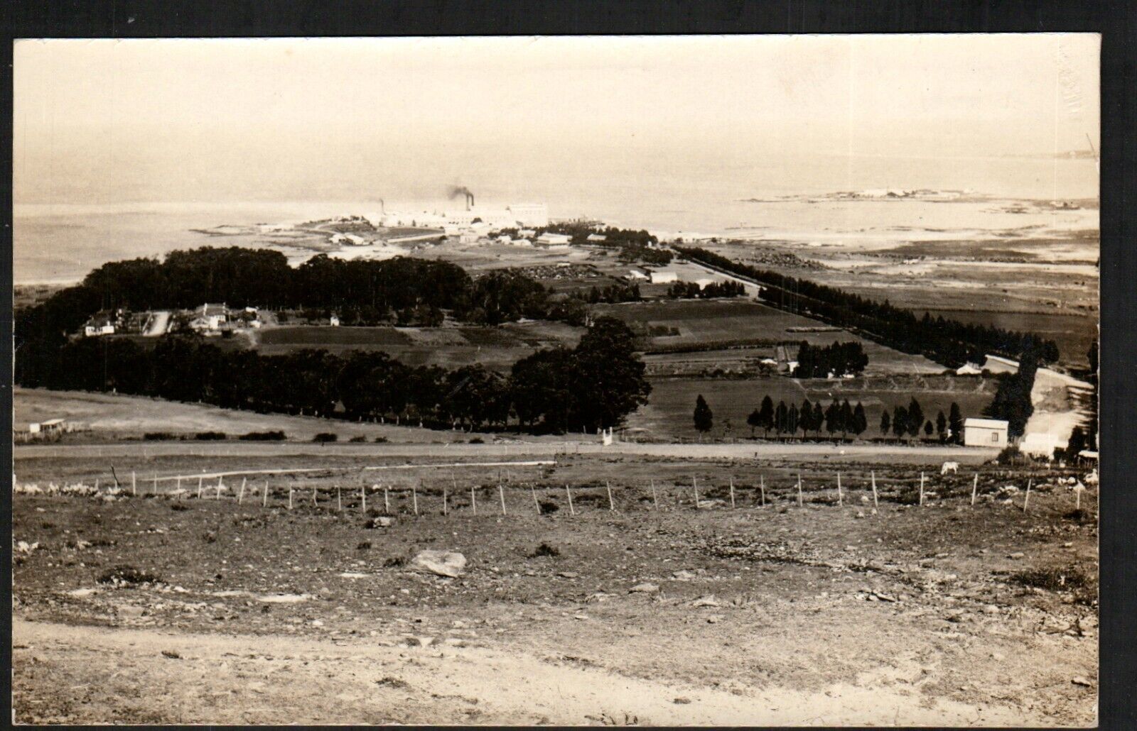 Postcard Montevideo RPPC Real Photo Uruguay 1891 Mountain Scene View