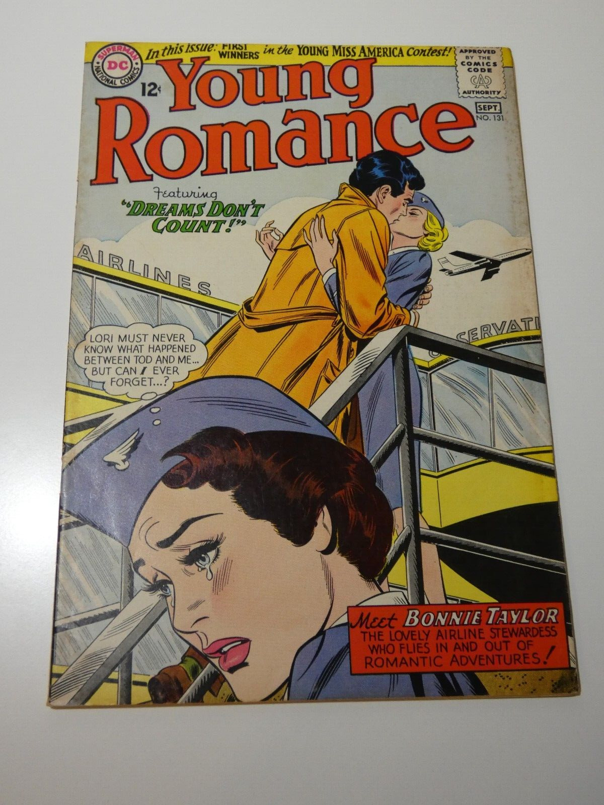 Young Romance #131 1964 DC Romance Bonnie Taylor Fine Nice