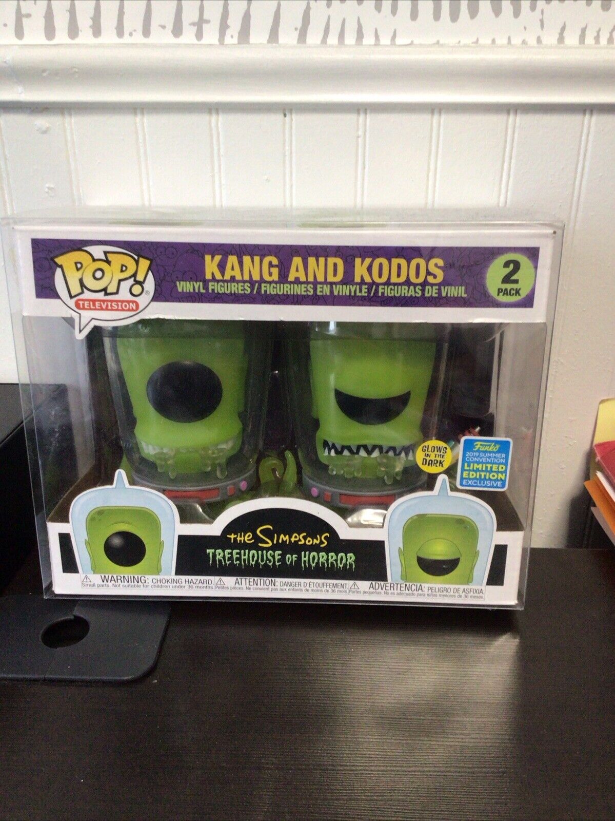 Funko Pop Simpsons Treehouse of Horror Kang and Kodos SDCC Exclusive 2 Pack NIB