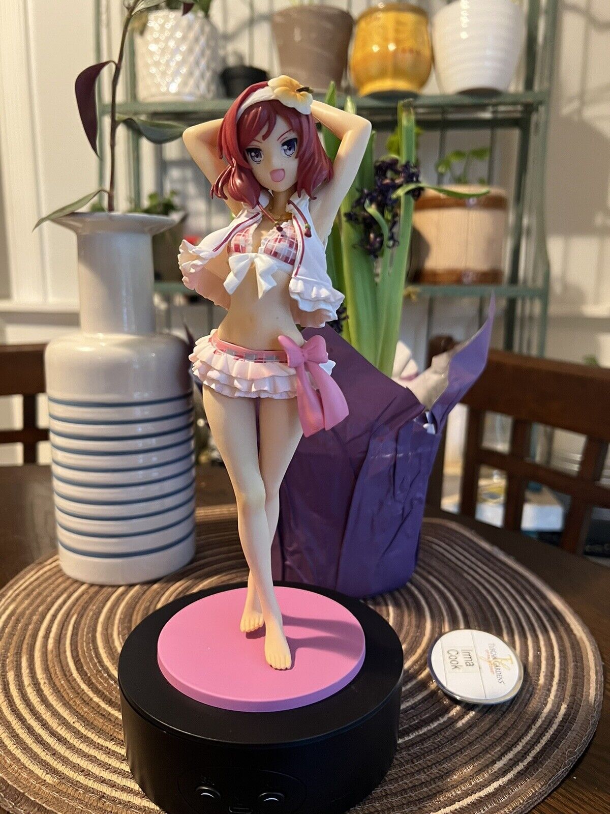 Anime  LoveLive Shinki Nishiki1/7 Scale Pvc Figure Plus bonus figure 22cm