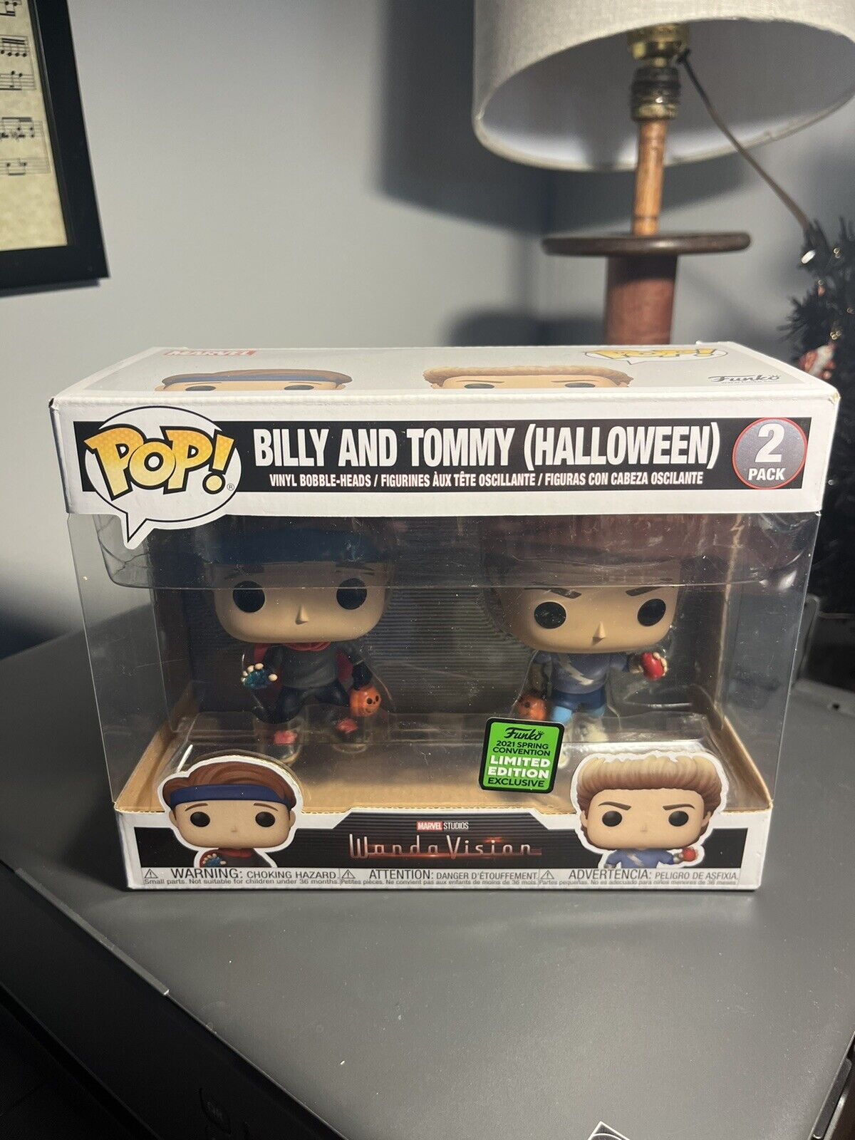 Funko Pop 2 Pack Wandavision BILLY and TOMMY Vinyl Figures Spring Convention EX