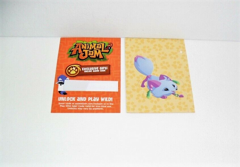 ANIMAL JAM DELUXE TRADING CARDS SINGLE POP-UP CARD ARCTIC FOX #8 & GAME CODE