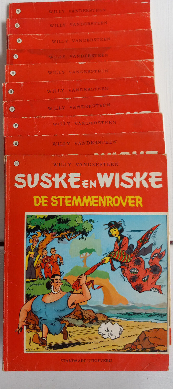 Ten(10) Suske en Wiske  Dutch Comic Books by Willy Vandersteen
