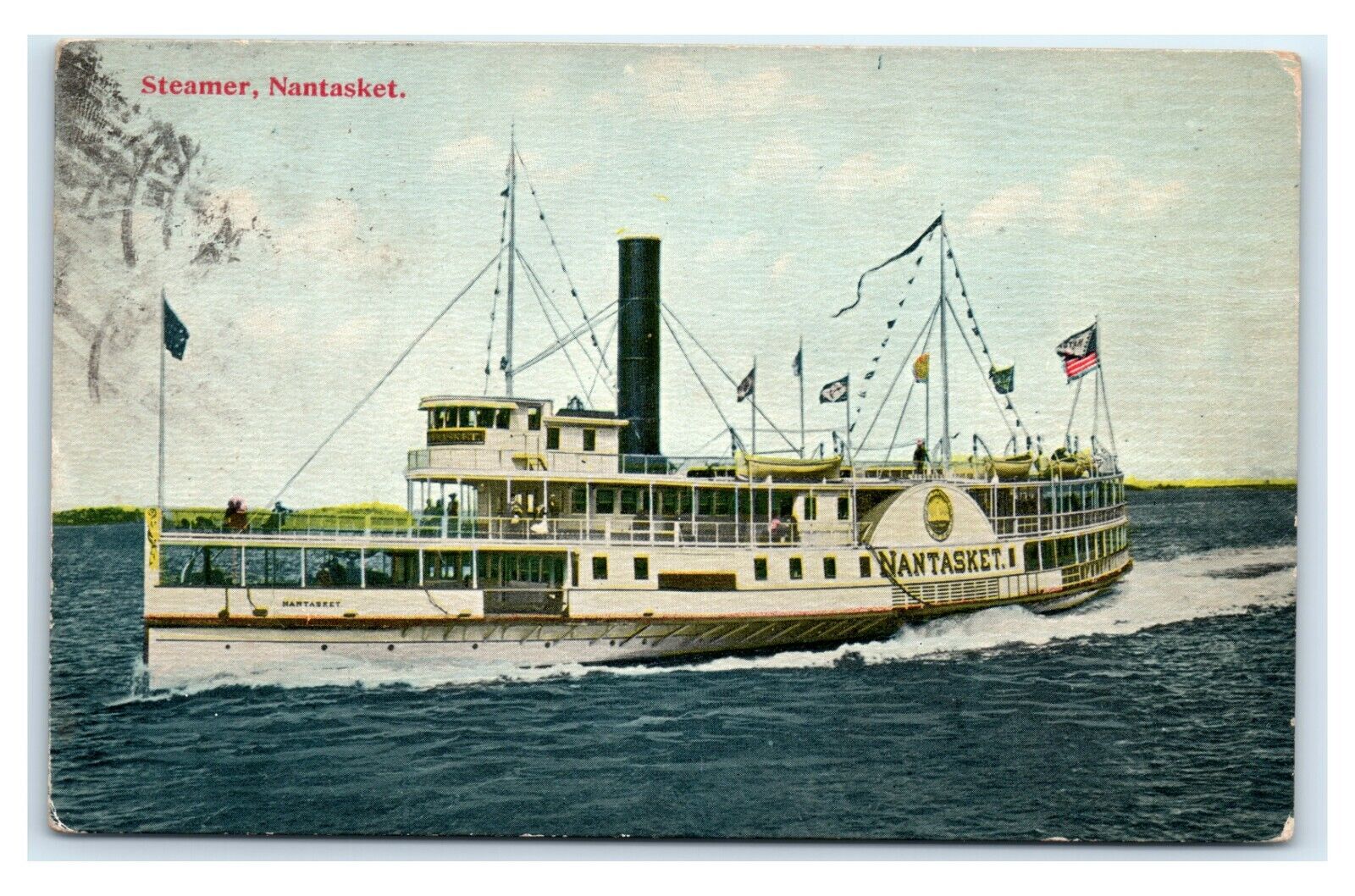 Postcard Steamer Nantasket, 1924 T15