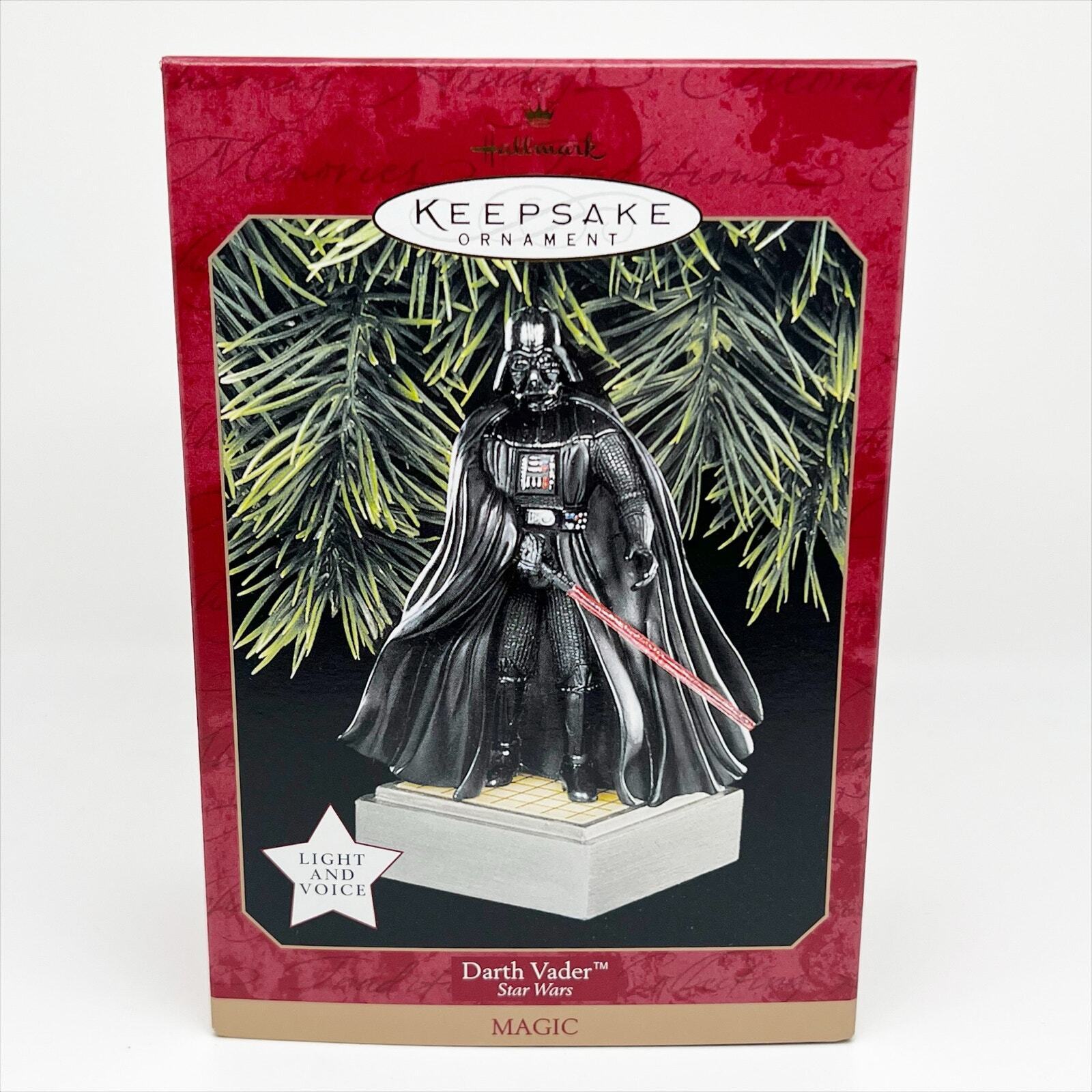 New in Box 1997 Hallmark Keepsake Ornament Star Wars Darth Vader Vintage 