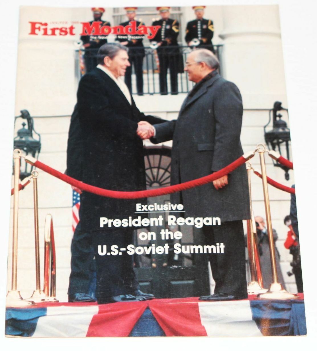 First Monday Republican Magazine 1988 -Reagan Gorbachev US Soviet Nuclear Summit