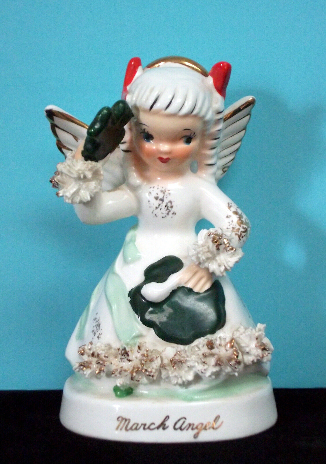 Vintage Napco March Angel A1363 Figurine
