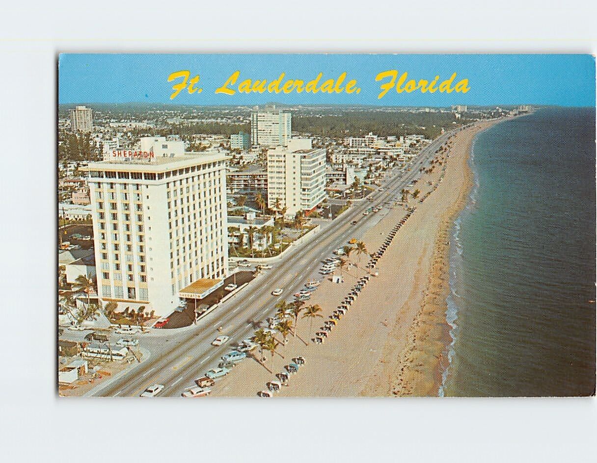 Postcard Luxurious Hotel Fort Lauderdale Florida USA